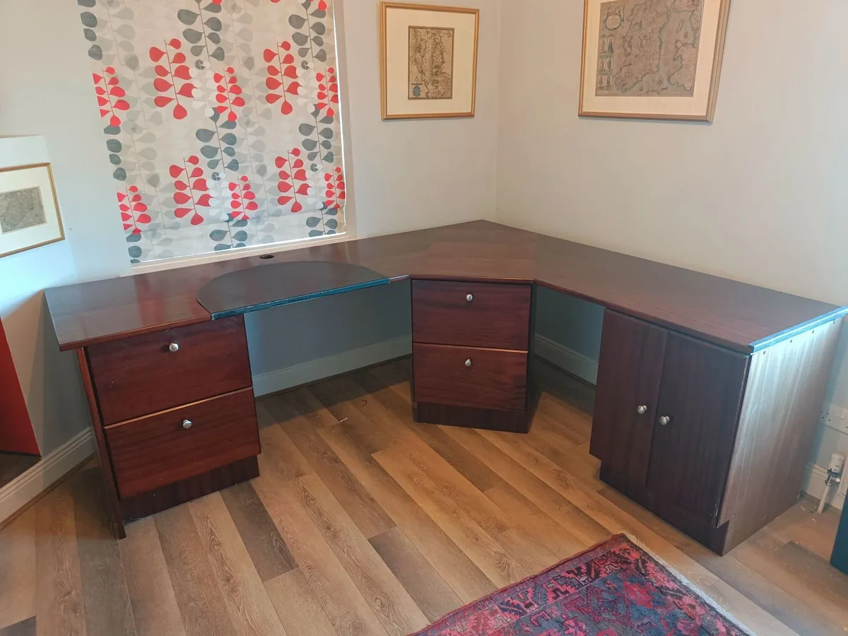 Solid wood L-Shape Desk - Image 1