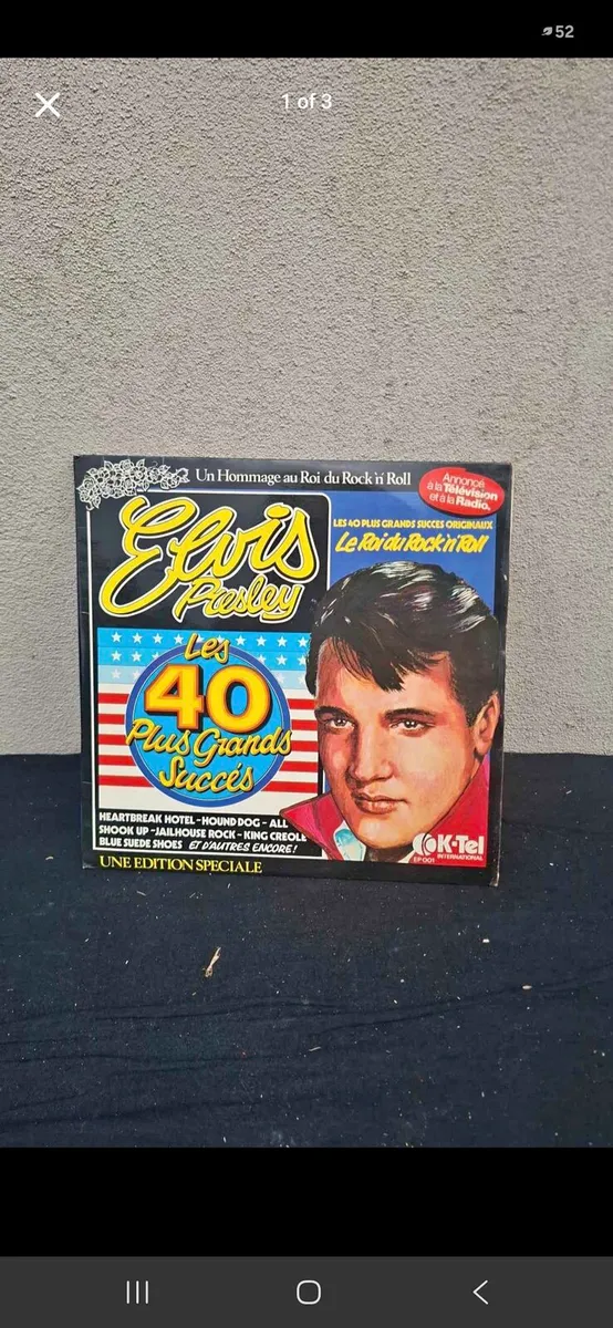 Elvis presley vinyl 40 hits - Image 1