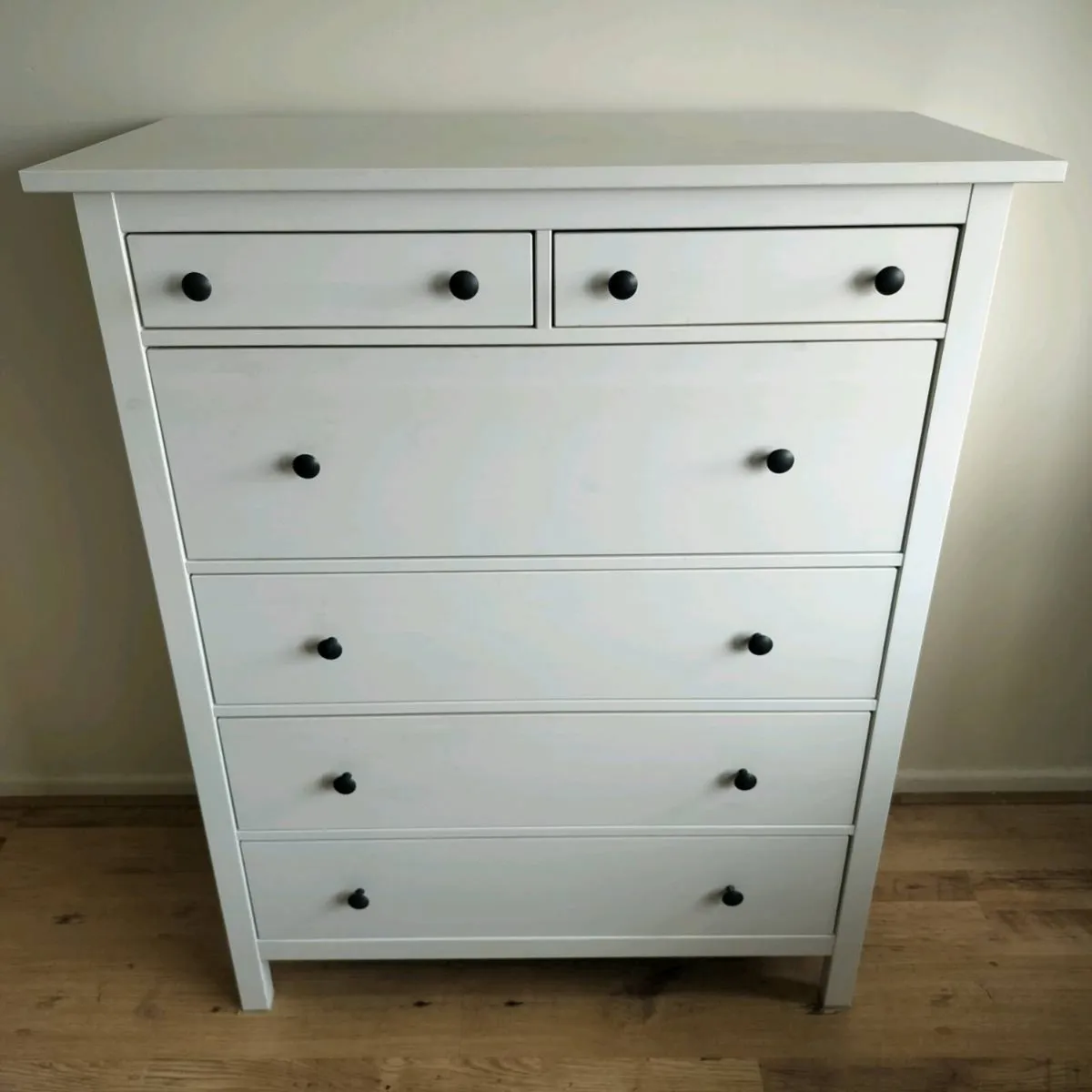 Chest of 6 drawers Hemnes white - Image 1