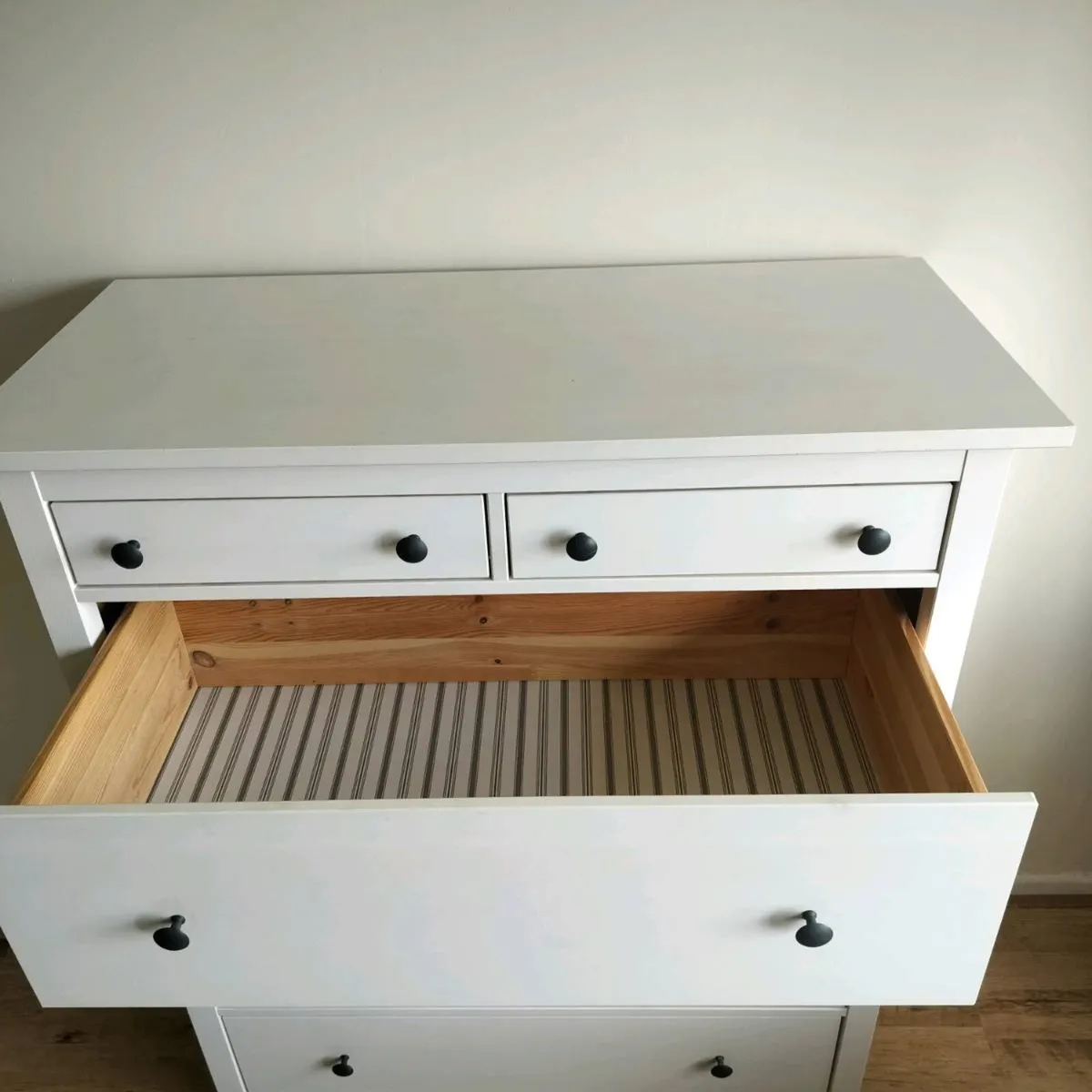 Chest of 6 drawers Hemnes white - Image 3