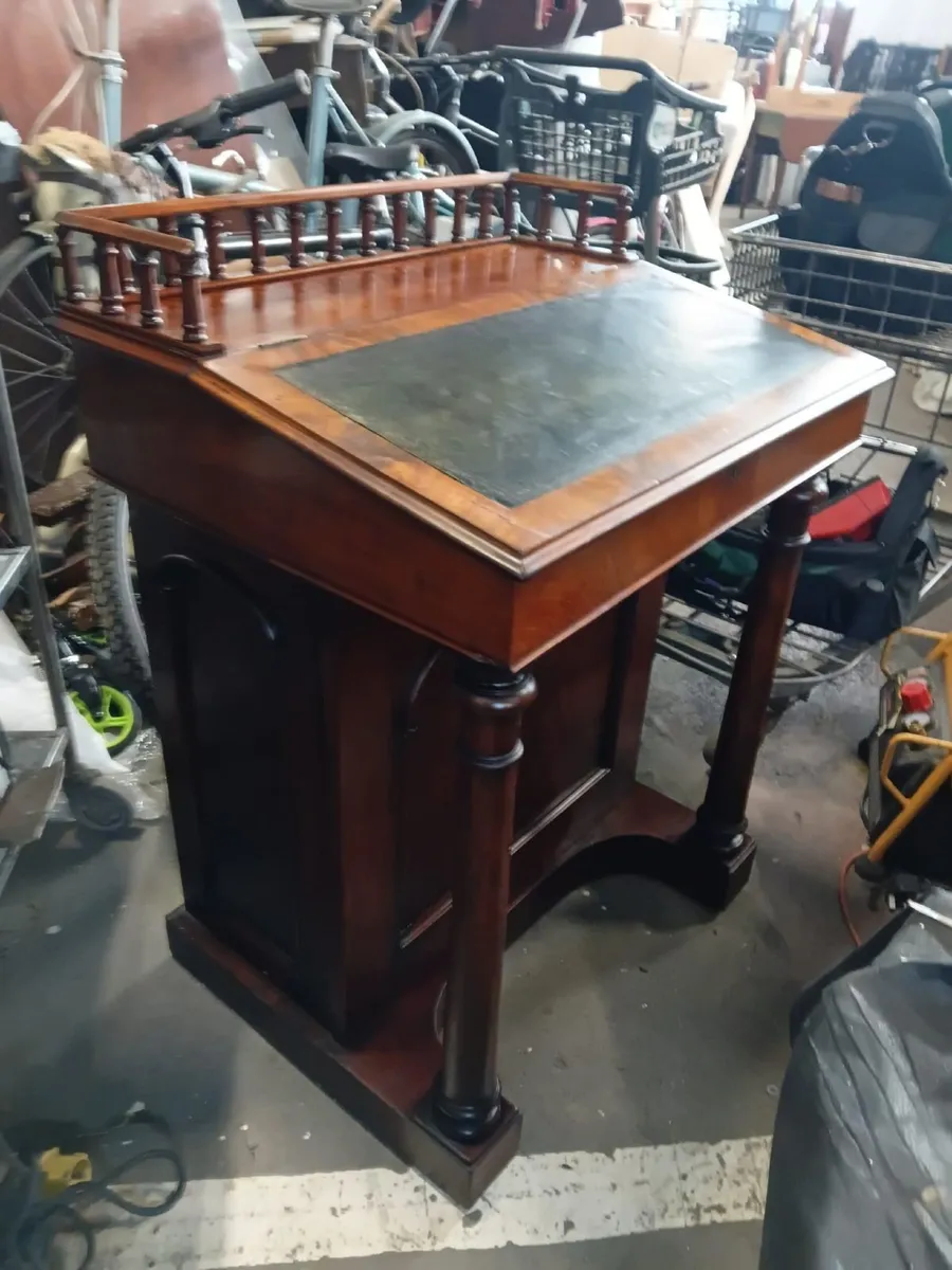 Antique Mahogany Davenport / Writing Desk Delivery - Image 1