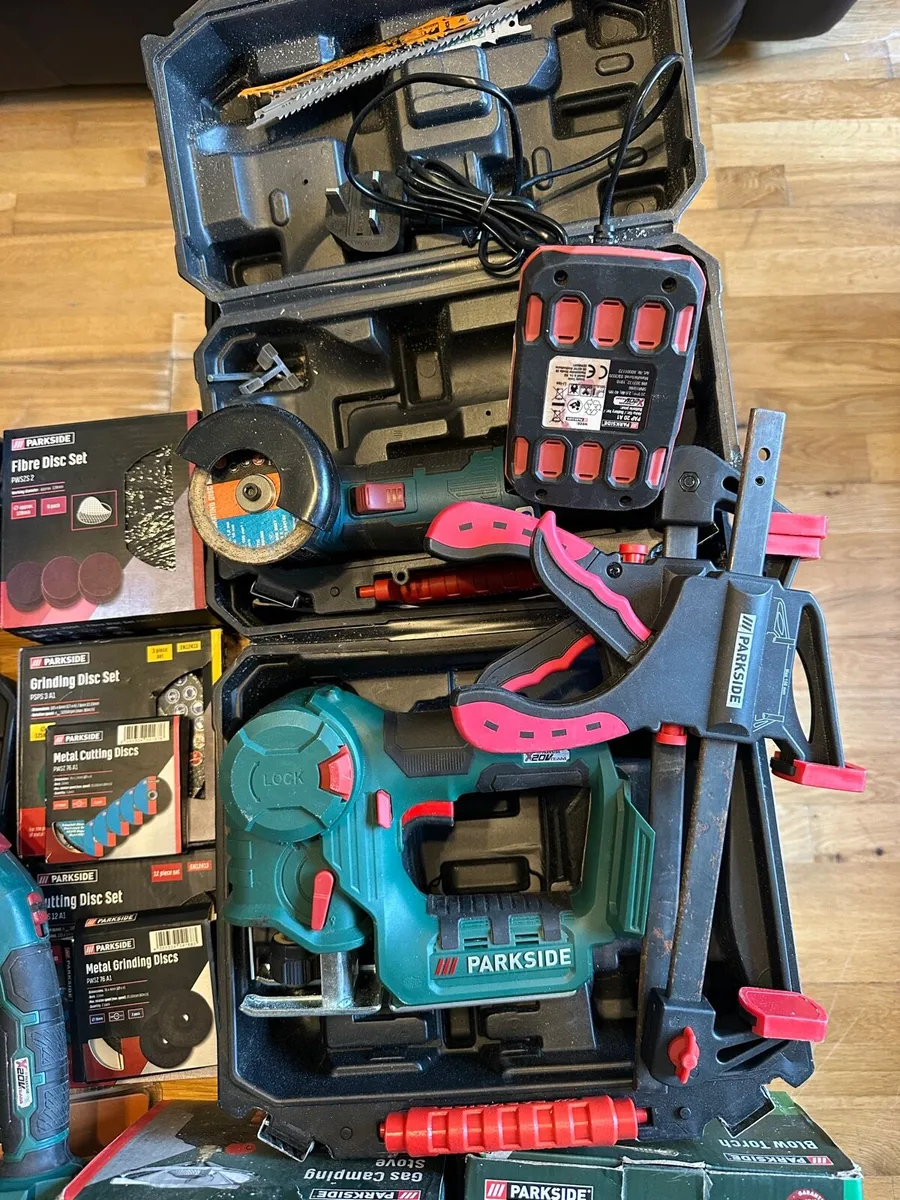 Large mixed tool lot  parkside power tool and acce - Image 4