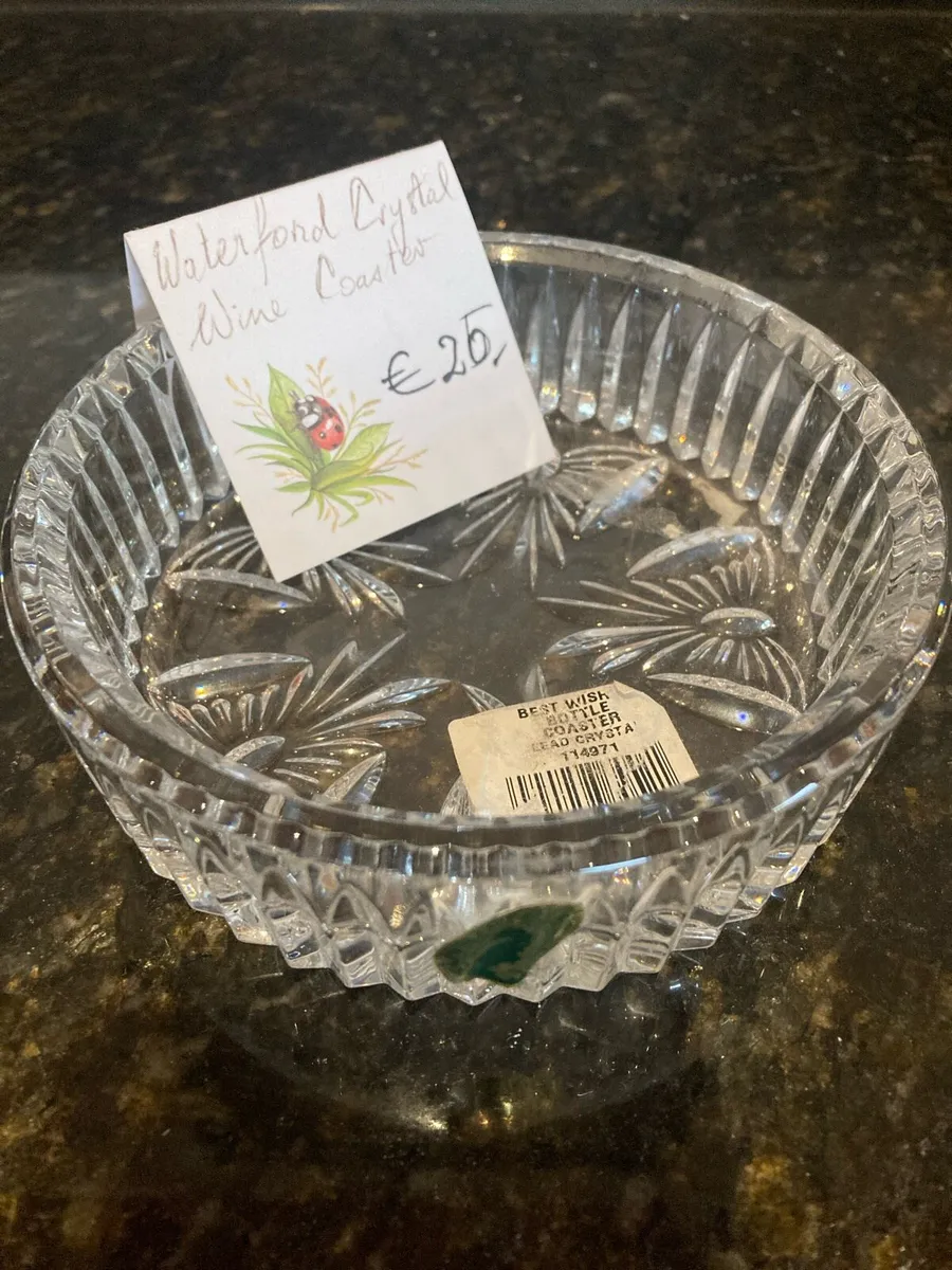 Waterford Crystal wine coaster - Image 1