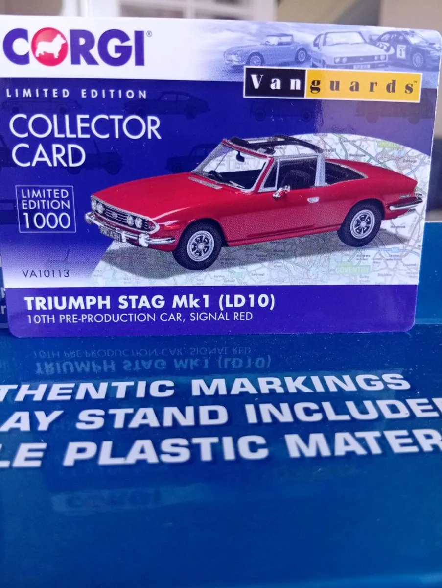 Corgi diecast triumph mk 1 stag - Image 4
