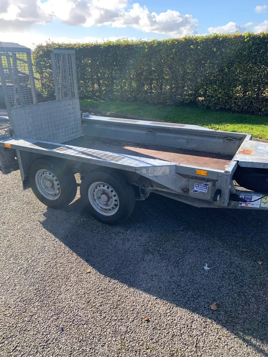 8x4 ifor Williams plant trailer - Image 3