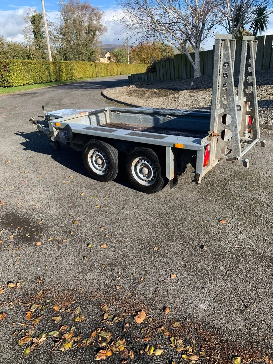 8x4 ifor Williams plant trailer - Image 1
