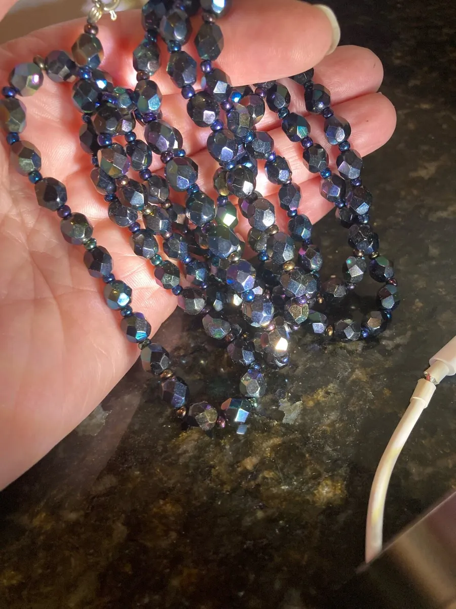 Vintage Austrian Aurora Borealis crystals - Image 3