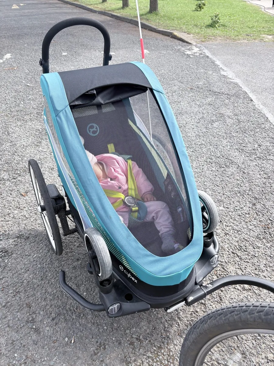 Cybex Gold Zeno Bike trailer + Raincover - Image 1