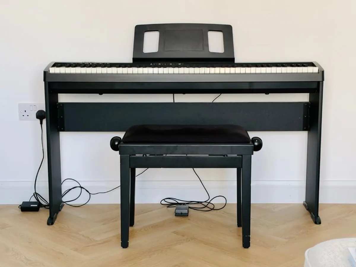 Roland FP-10 Digital Piano - Full Set with Stand, Stool & Pedal - Perfect Condition - Image 1
