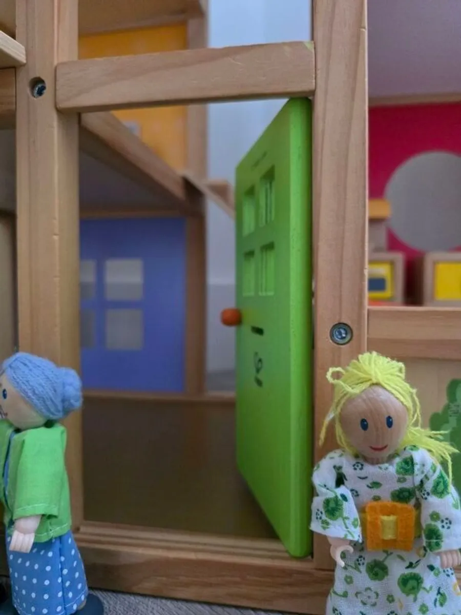 Hape Wooden Toy House - Image 4