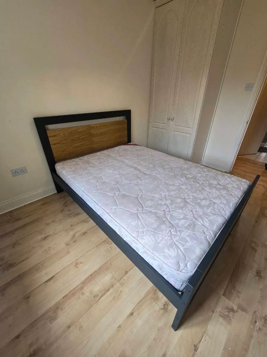 Alexis Bed Frame | Double | 4ft6 | Ash/Charcoal - Image 2