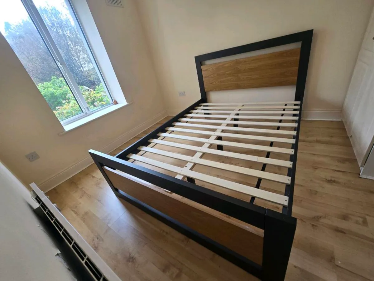 Alexis Bed Frame | Double | 4ft6 | Ash/Charcoal - Image 4