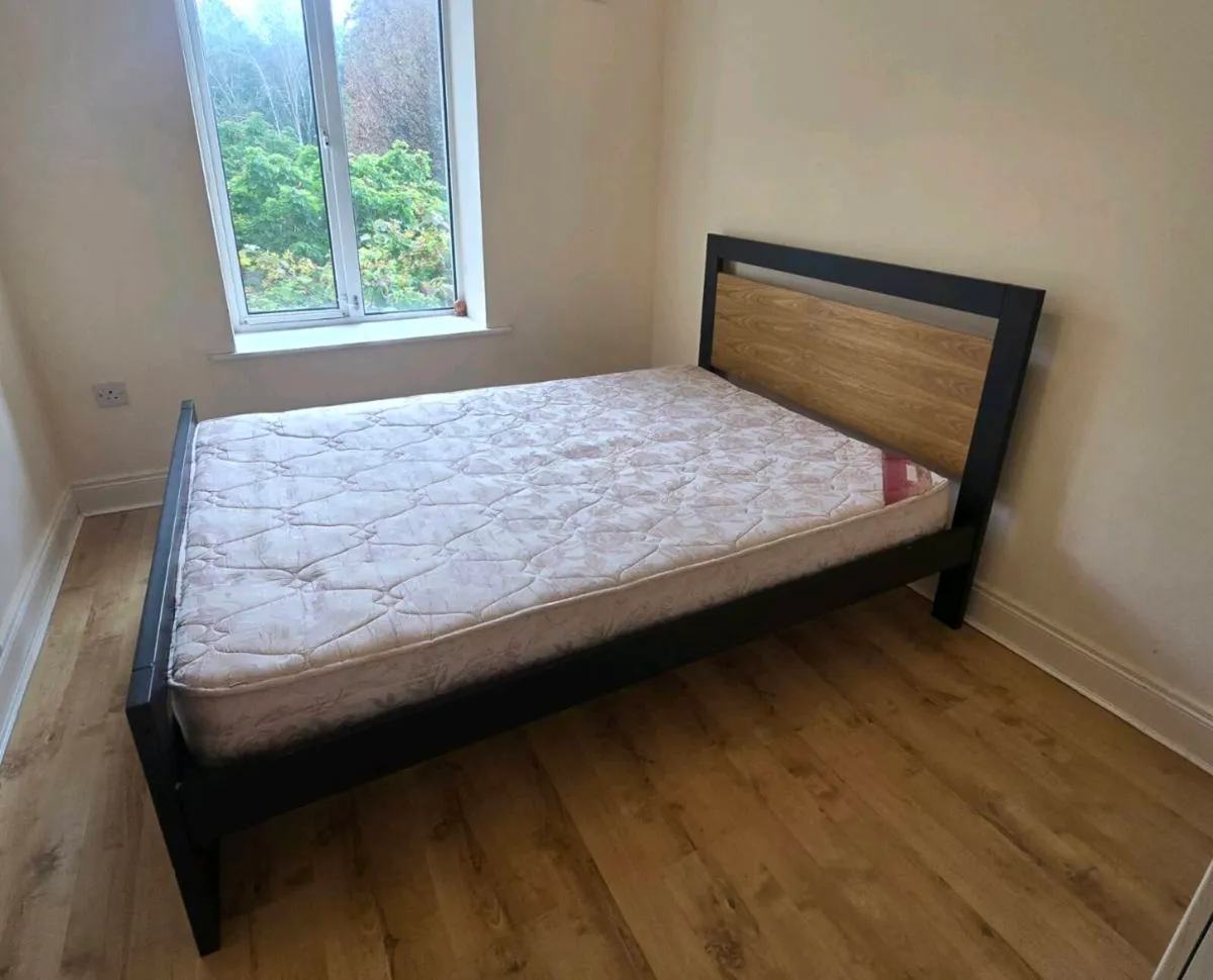 Alexis Bed Frame | Double | 4ft6 | Ash/Charcoal - Image 1