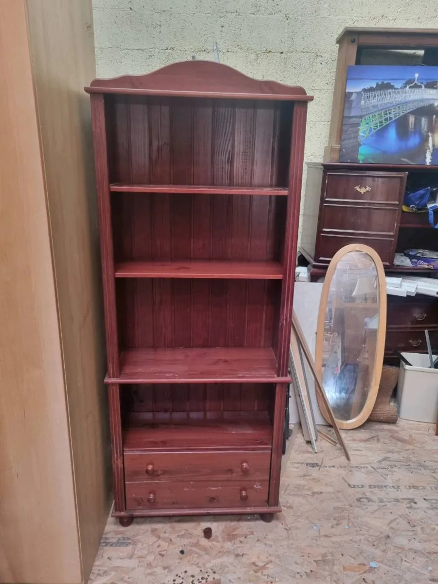 Book case with 2 drawers - Image 1