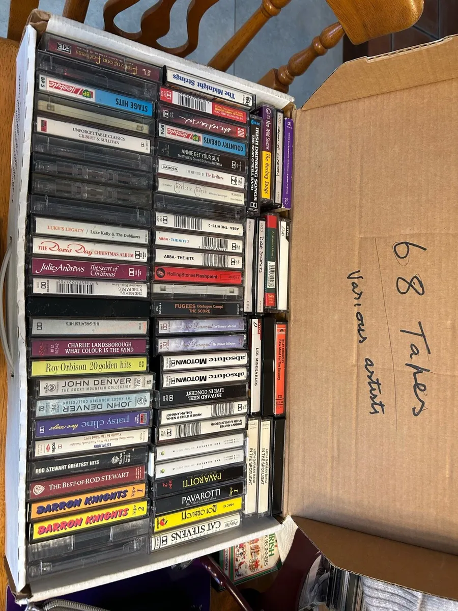 68 Music Tapes for sale (various artists)