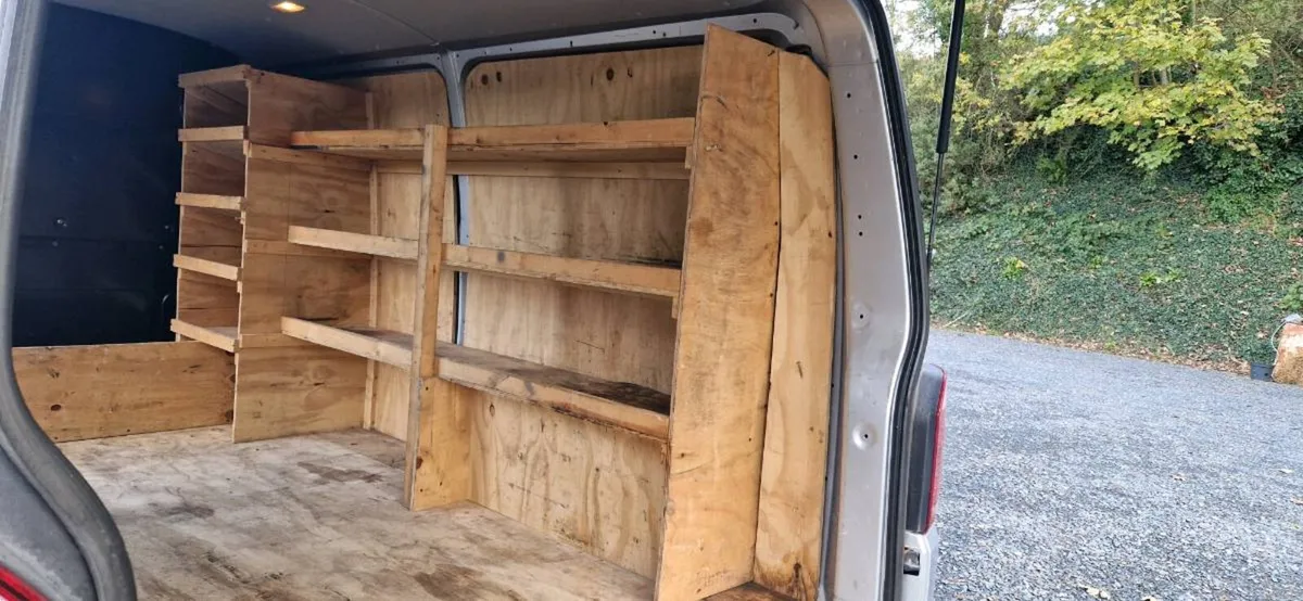 VW Transpotrter T6 Bulkhead + Shelving - Image 3