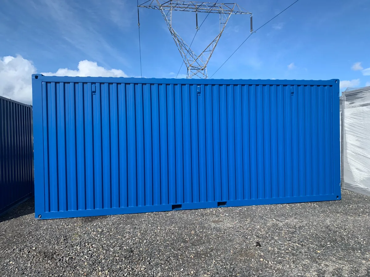 NEW 20FT STORAGE CONTAINER C/W 4 X SIDE DOORS - Image 4