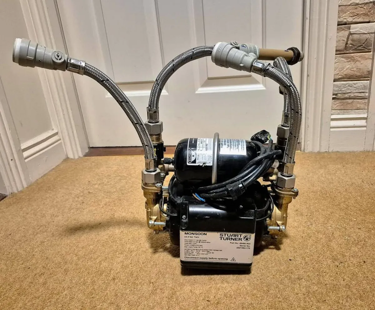 Twin Shower Pump - Image 1