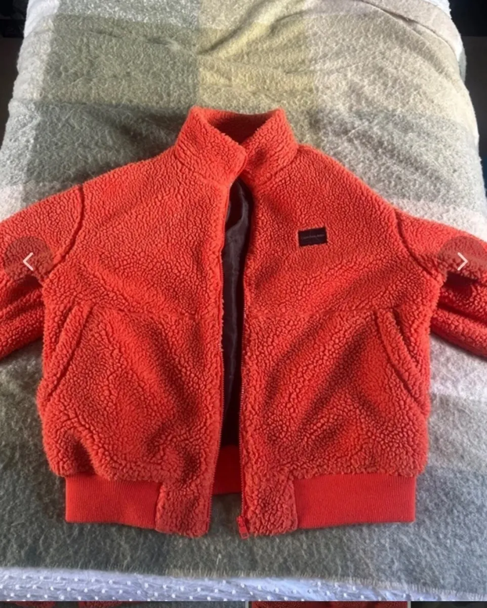 Womens Jacket Calvin Klein Sherpa Jacket - Image 1