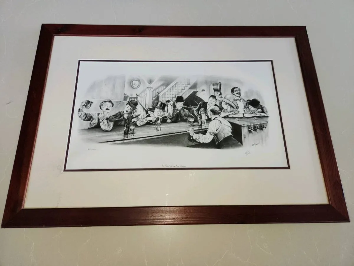 Peter Finnigan Print Painting Frame - Image 1