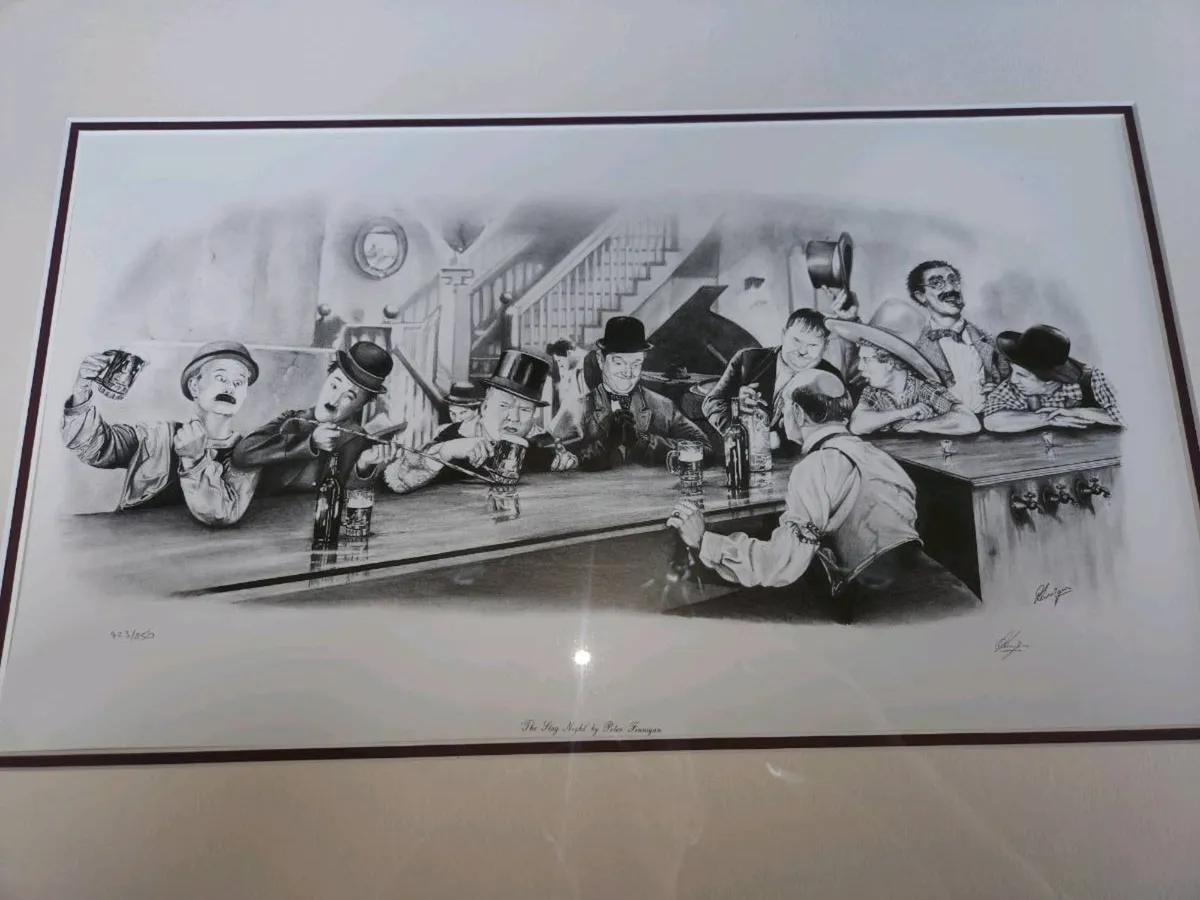 Peter Finnigan Print Painting Frame - Image 2