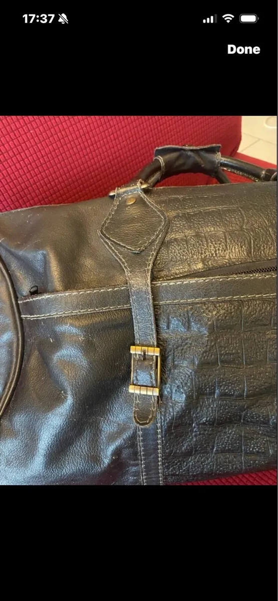 Large Leather Hold All - Image 3