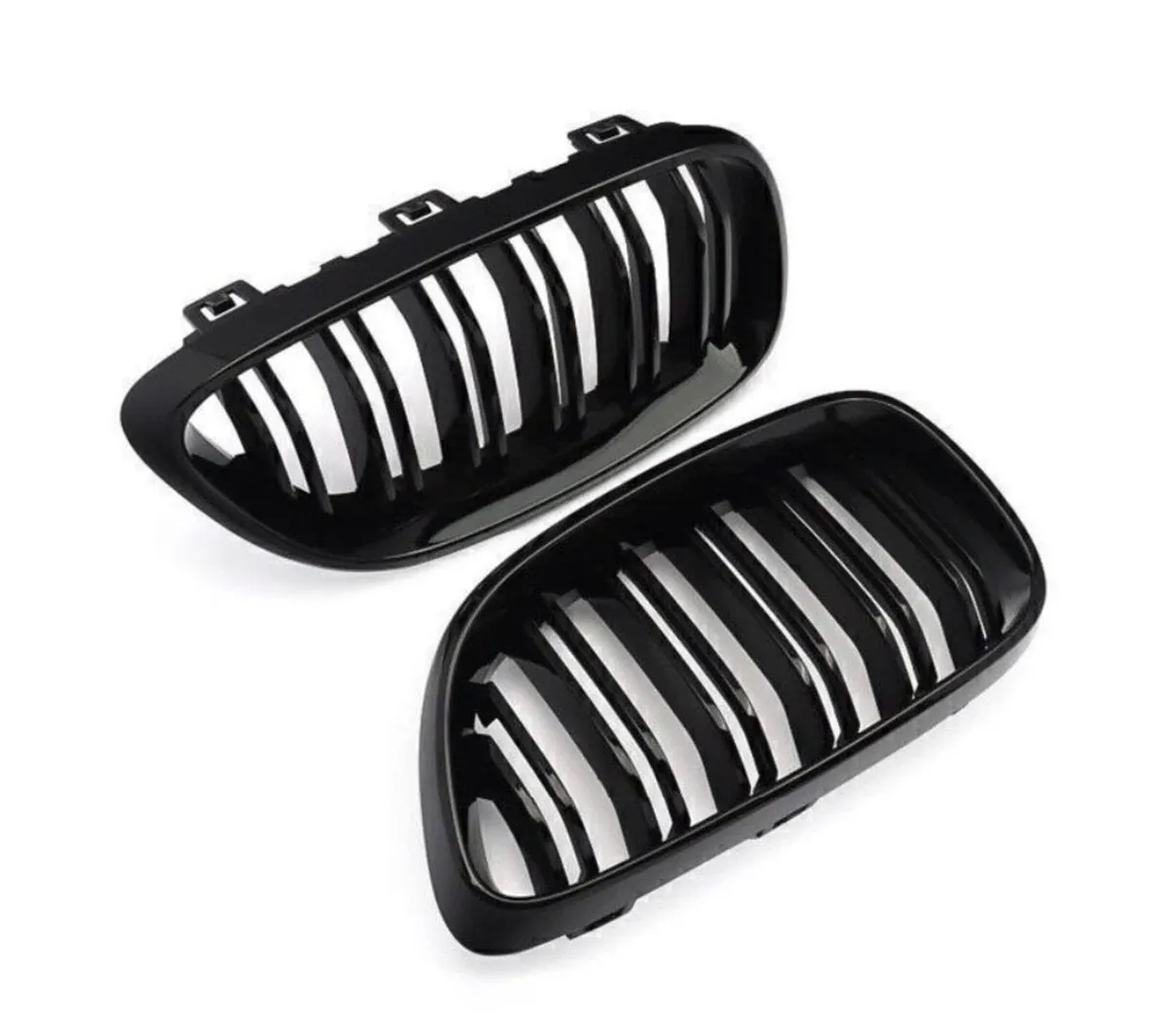2 x Black Gloss Kidney Grills 2 Series Coupe - Image 4