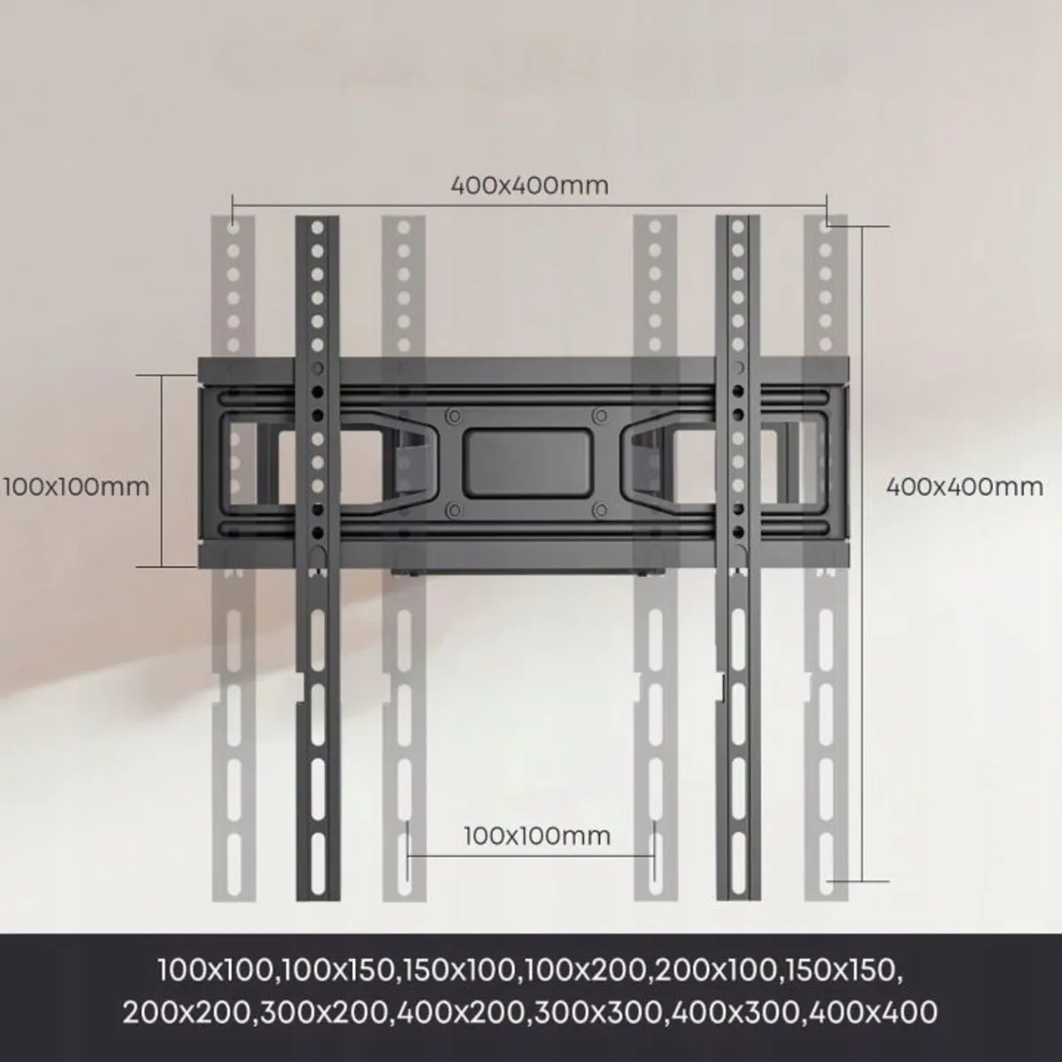 Tv Wall Mount Bracket Swivel Full Motion 32-85" - Image 4