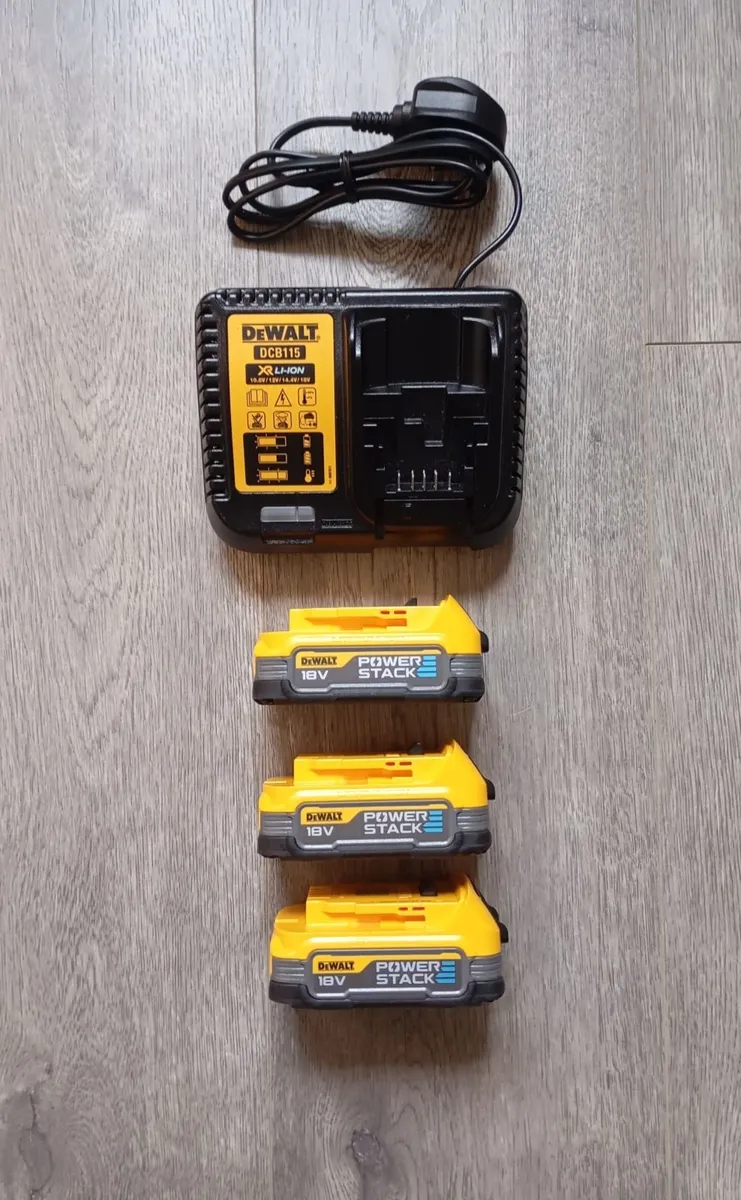 DeWalt Batteries & Charger - Image 1