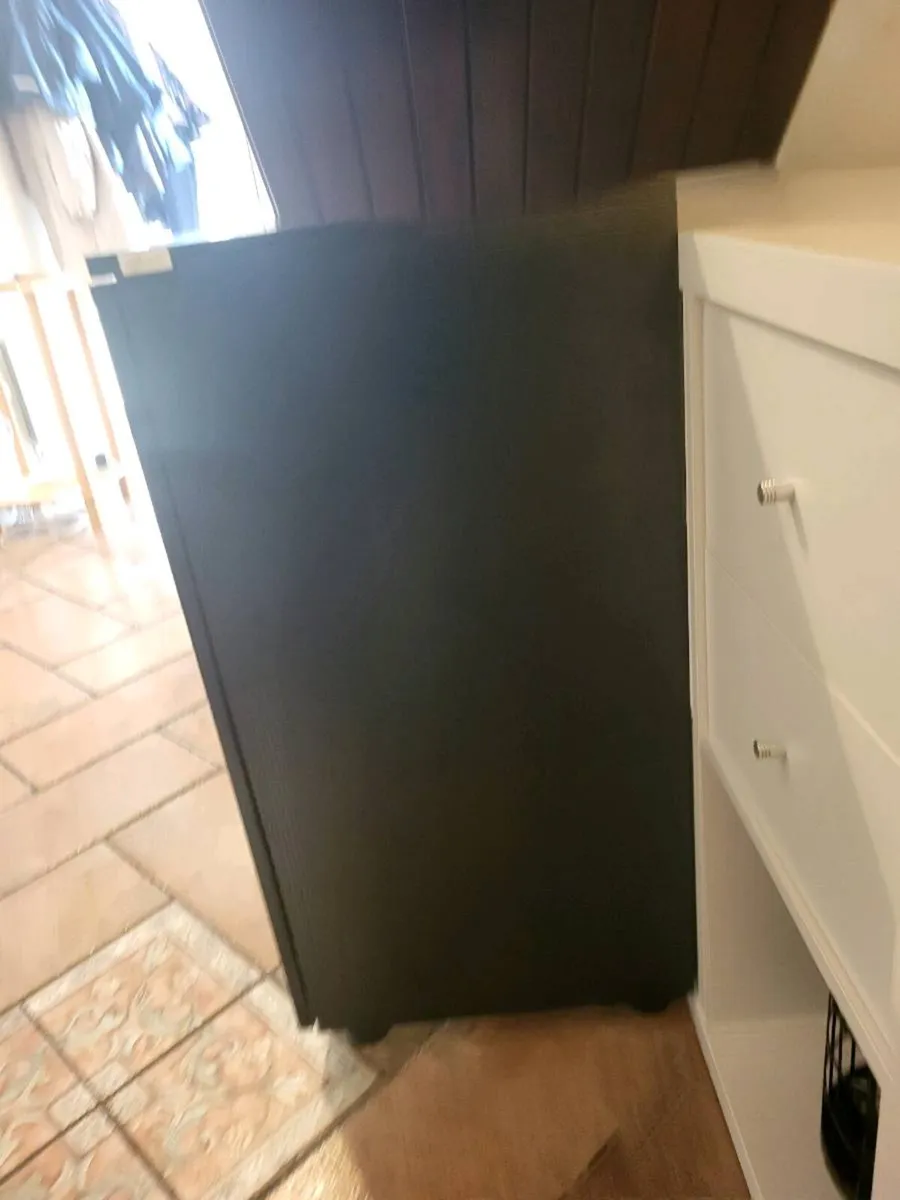 Locking Black Storage Cabinet - Image 4
