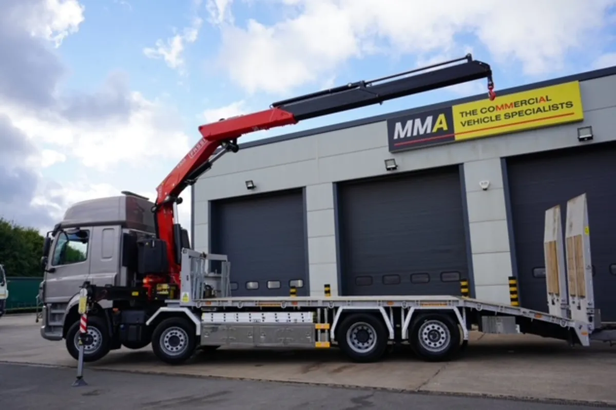 2024 DAF CF480 8X2 BEAVERTAIL, CRANE & TRAILER - Image 4