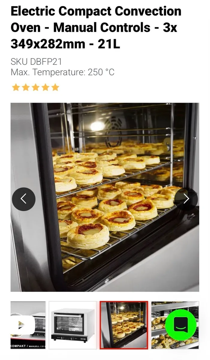Brand new Compact electric convection oven - Image 4