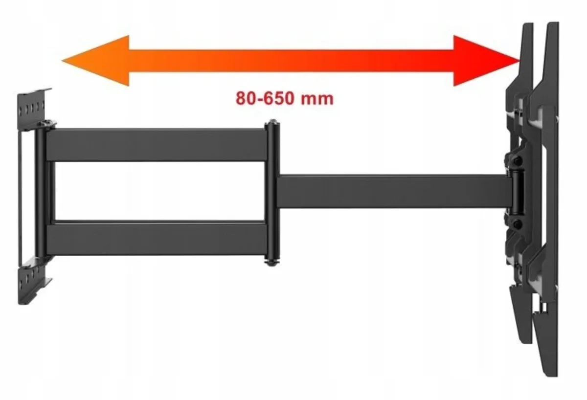 Tv Wall Mount Bracket Swivel Full Motion 32"-65" - Image 4
