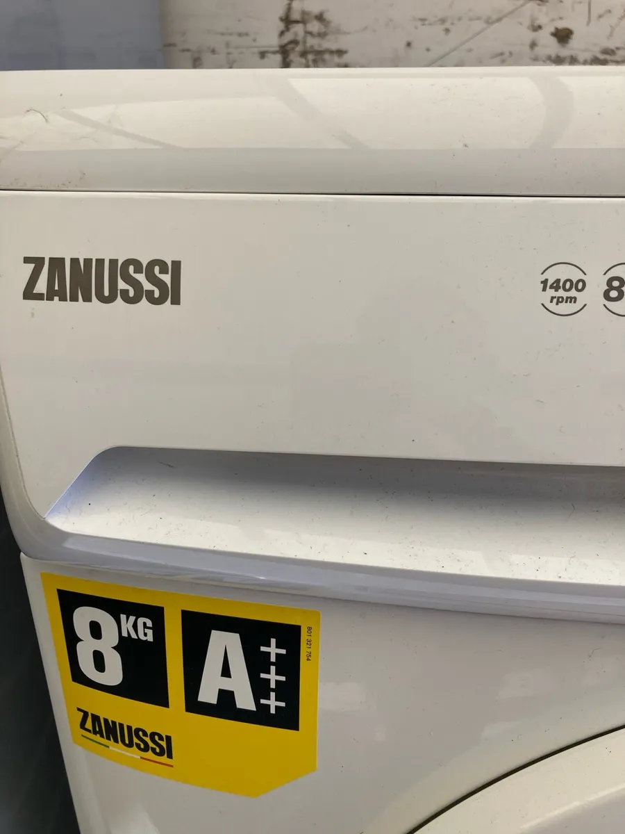 ZANUSSI washing machine 8kg 1400 spin - Image 2