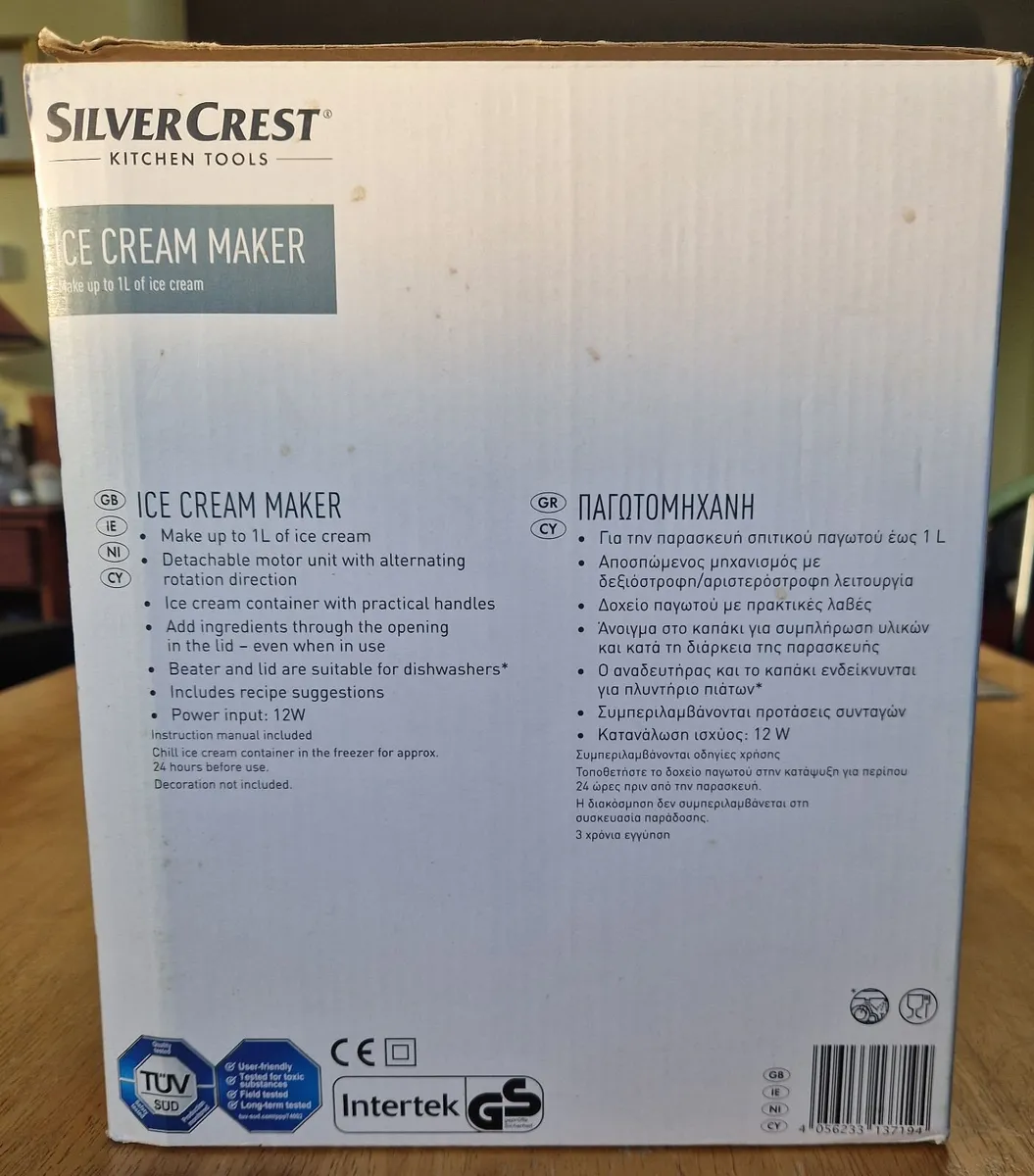 SilverCrest Ice Cream Maker - Image 2