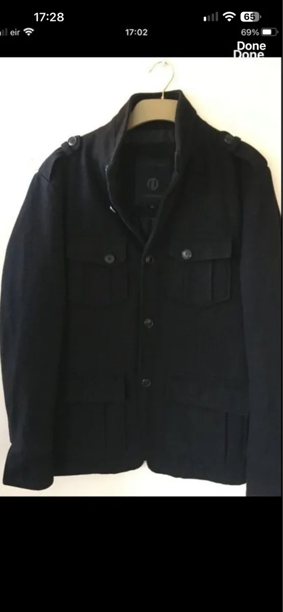 Mens jack jones heavy coat size S €15 - Image 4