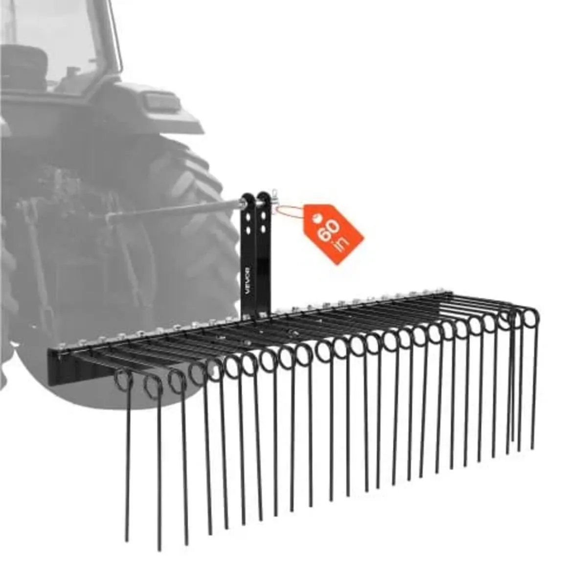 Tow Behind Landscape Rake 72"/183 cm Lawn Dethatch - Image 1