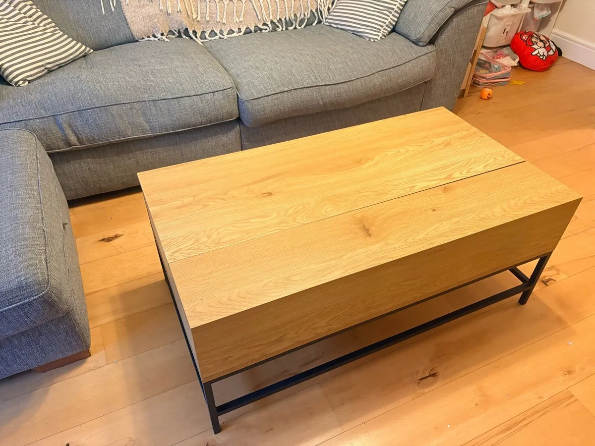 Lift top coffee table - Image 4