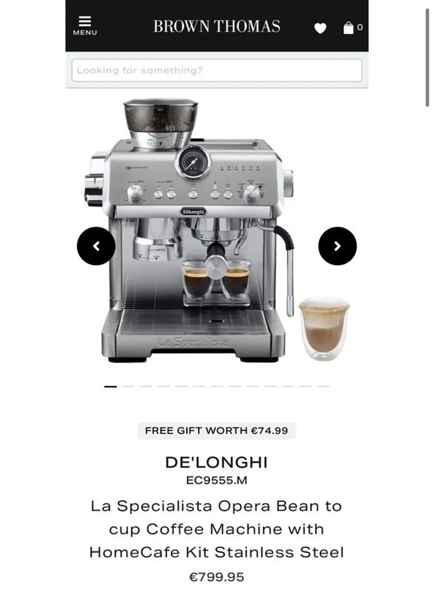 Coffee machine like new DE'LONGHI