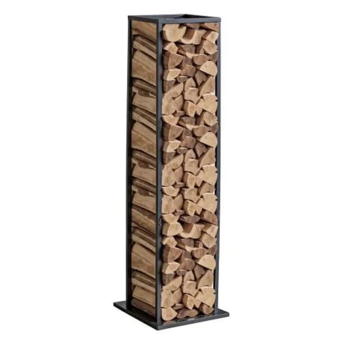 Indoor Firewood Rack, 33 × 32 × 112 cm Log Stacker - Image 1
