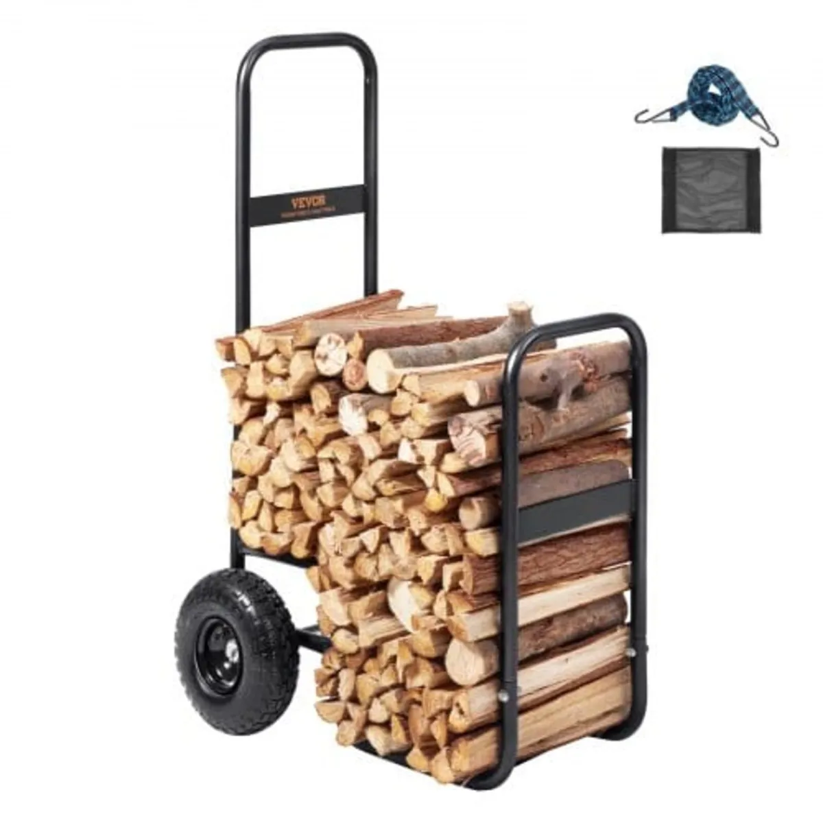 Firewood Log Cart, 113.4 kg Load Capacity, Outdoor - Image 1