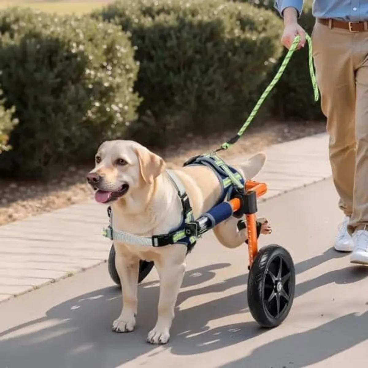 Dog Wheelchair for Back Legs, Lightweight 2 Wheels - Image 3