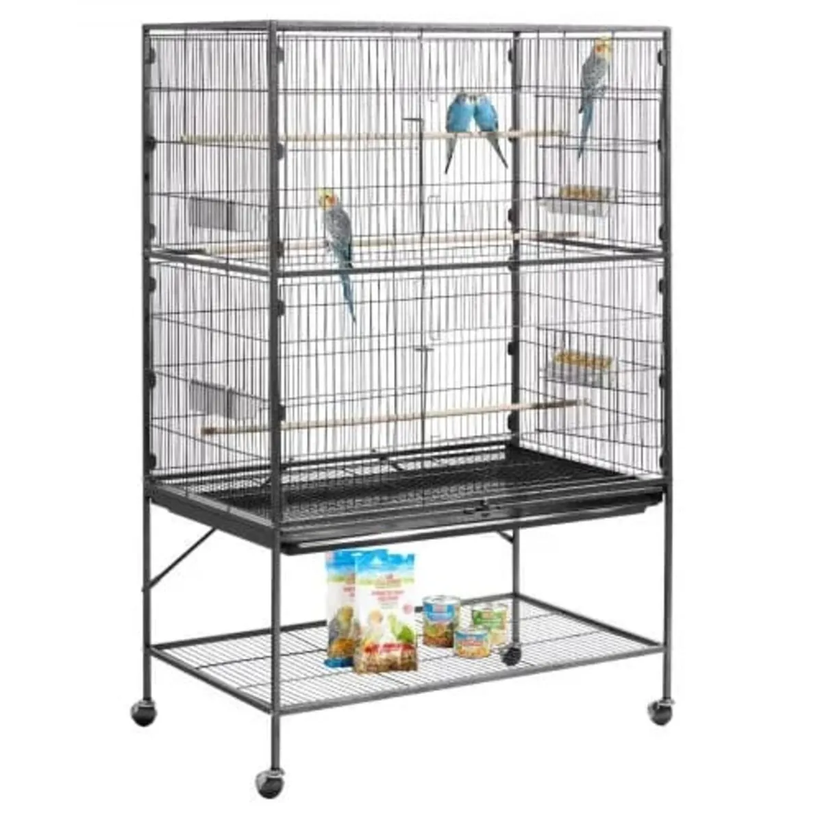 Bird Cage, 930 x 580 x 1510 mm, Flat Top, Wrought - Image 1