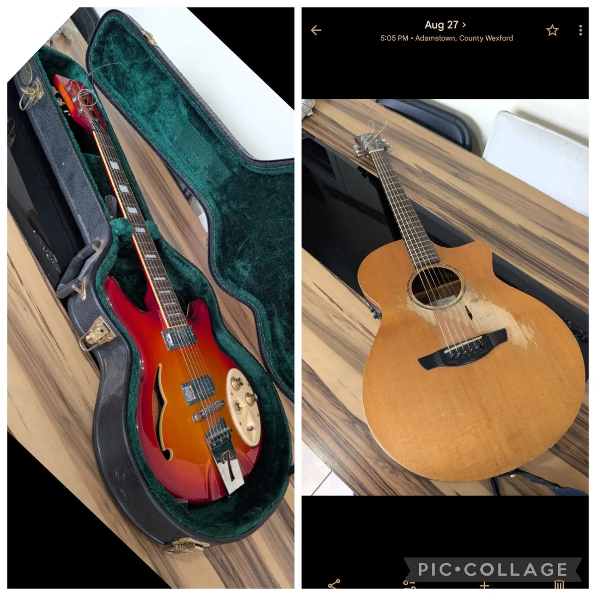 Two rare Guitars package 2 for price of 1 &case - Image 1