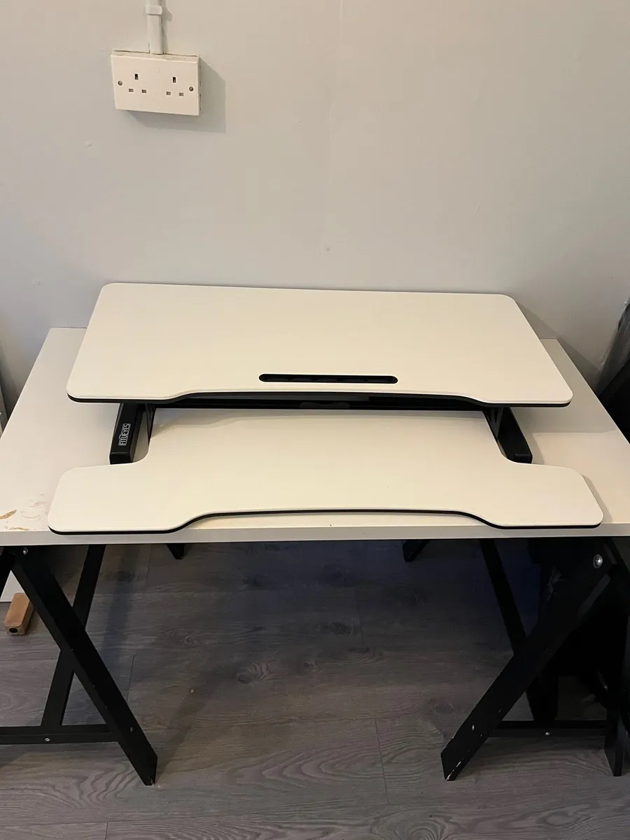 Adjustable Standing Desk Converter –  Sit andStand - Image 2