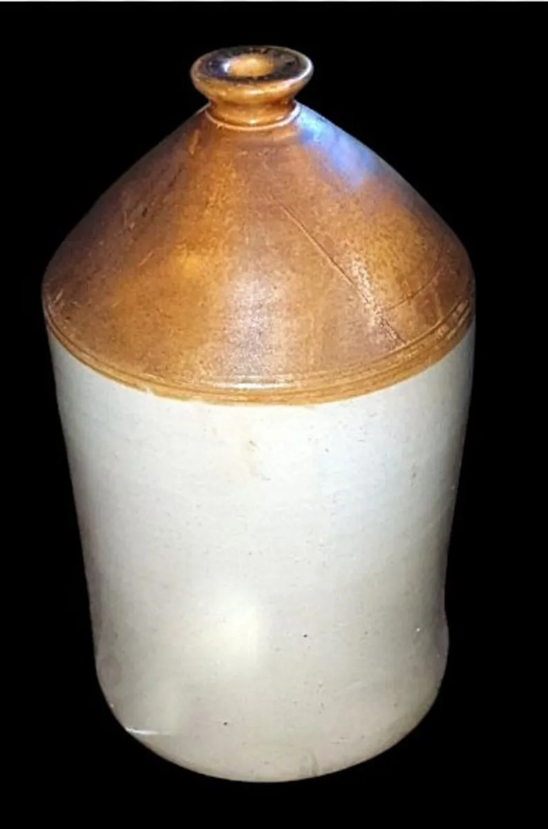 Antique Large 22" Stoneware Flagon – John Cooke's - Image 3