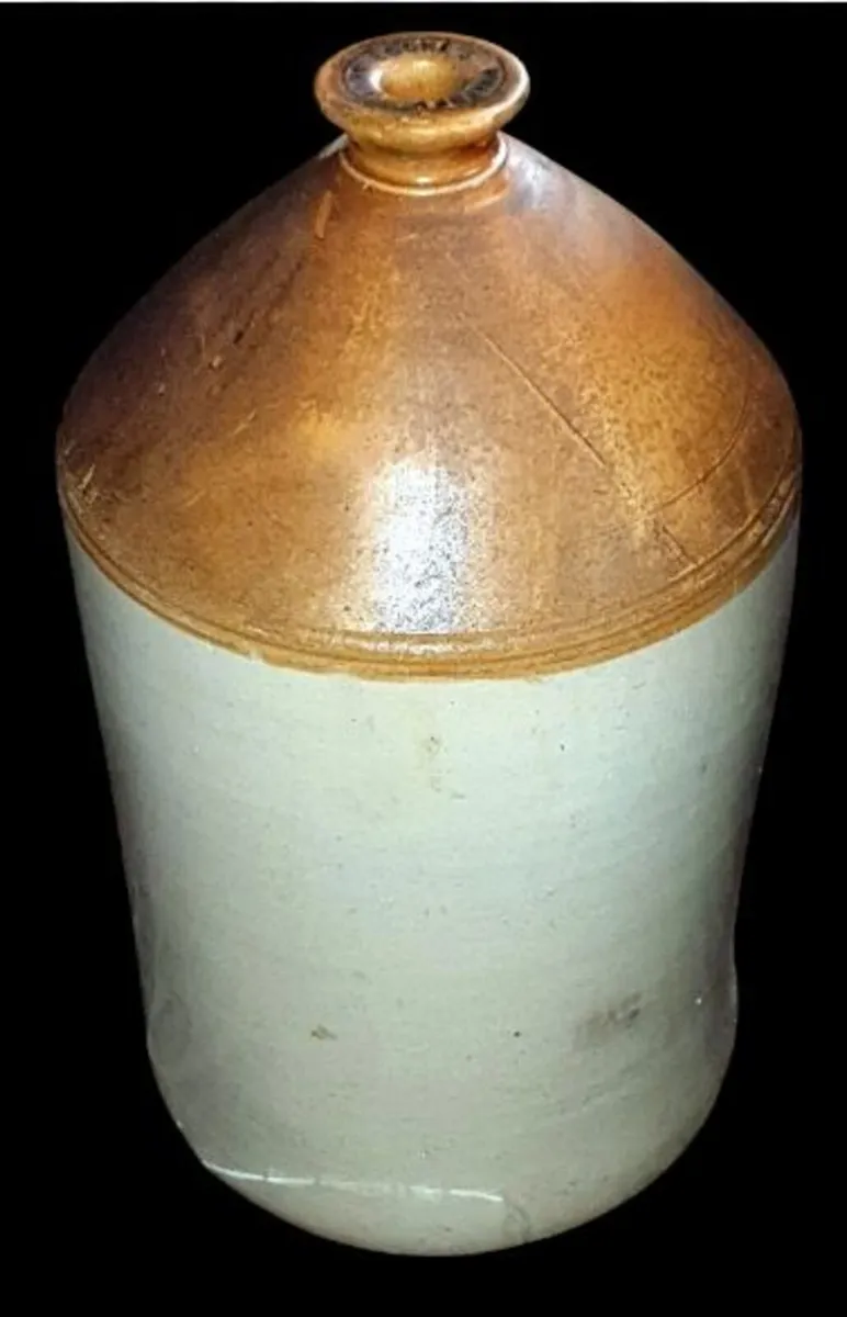 Antique Large 22" Stoneware Flagon – John Cooke's - Image 2