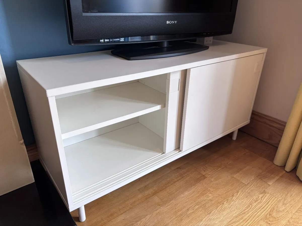 White TV Unit - Image 2