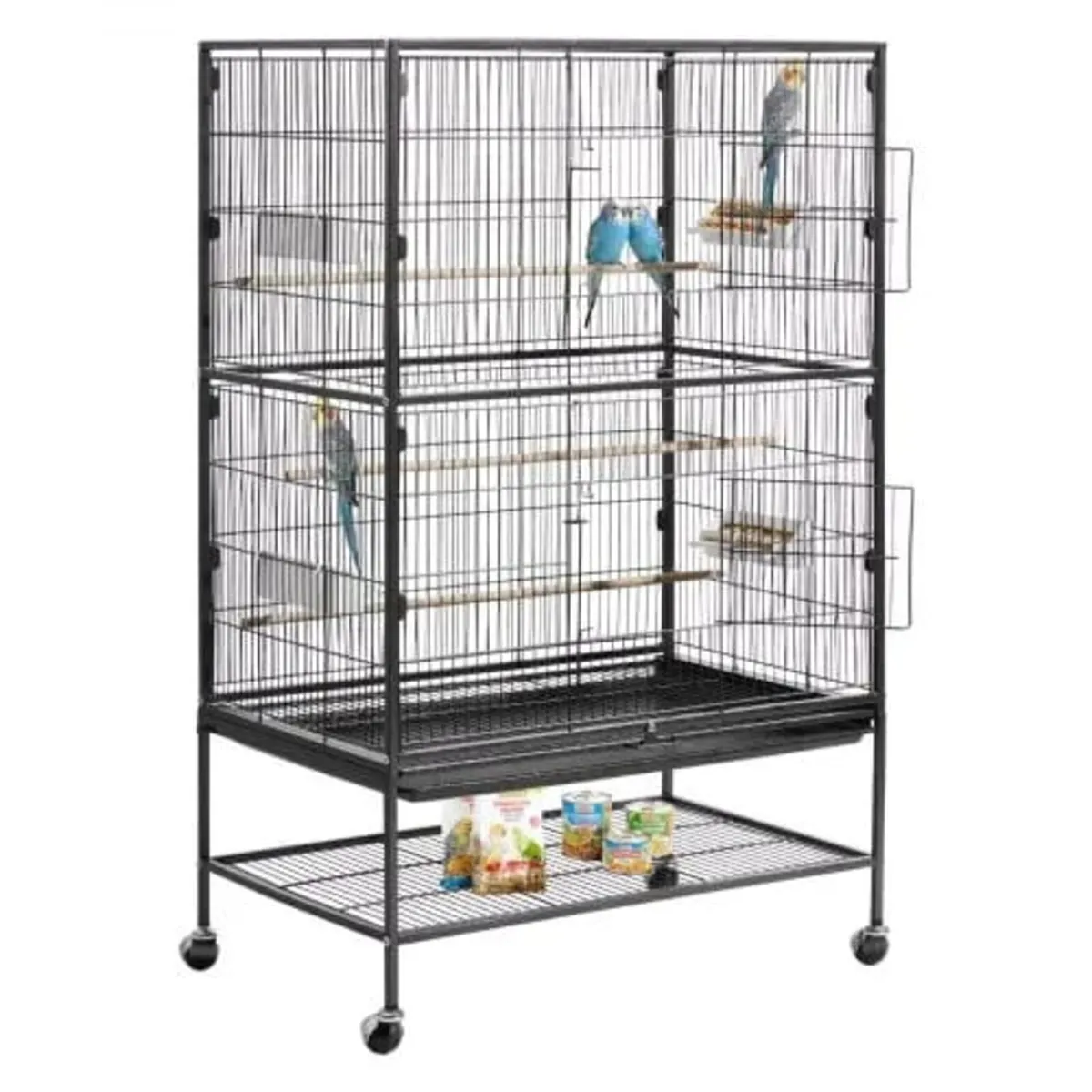 Bird Cage, 800 x 520 x 1320mm, Flat Top, Wrought I - Image 1