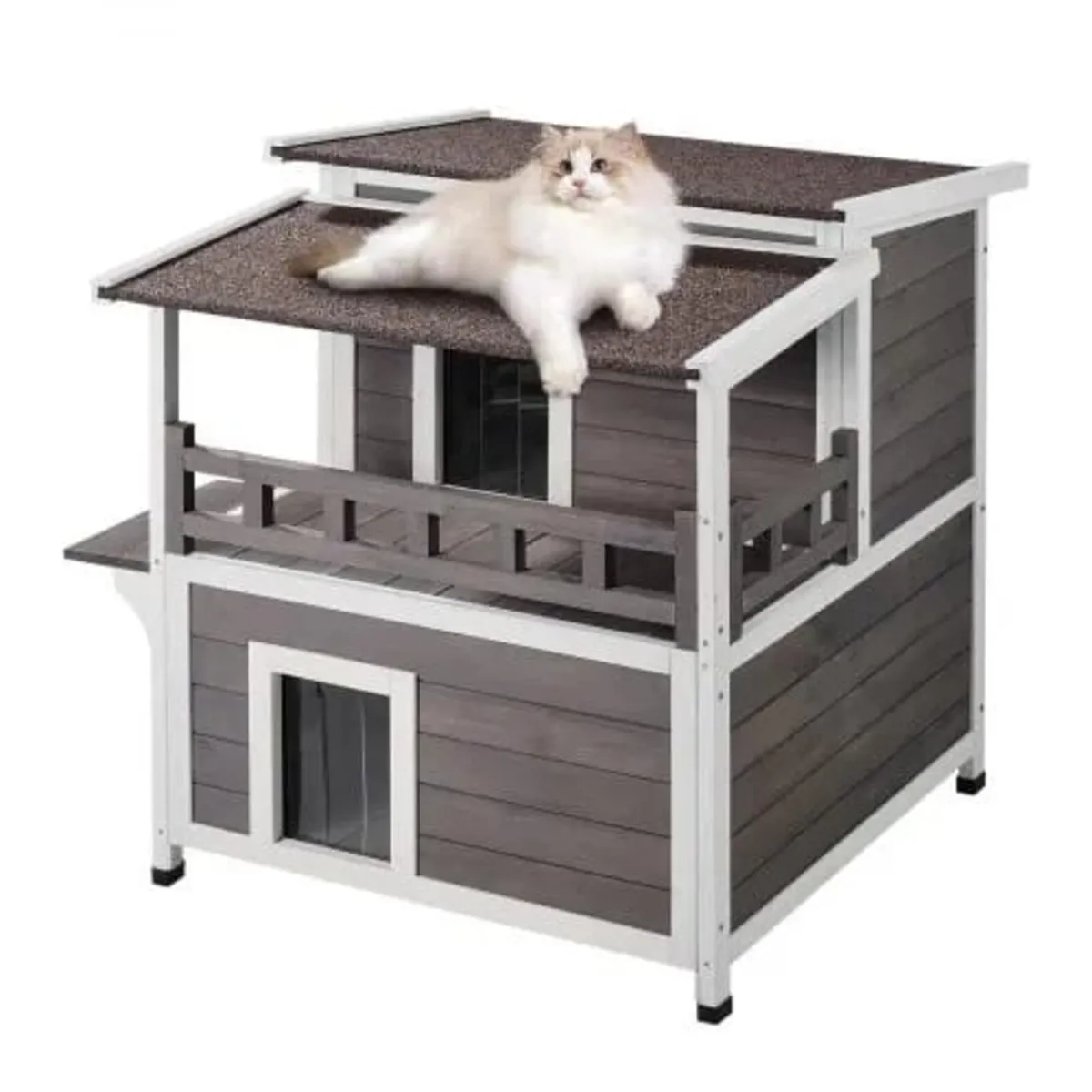 Outdoor Cat House Weatherproof, Feral Cat Shelter - Image 1